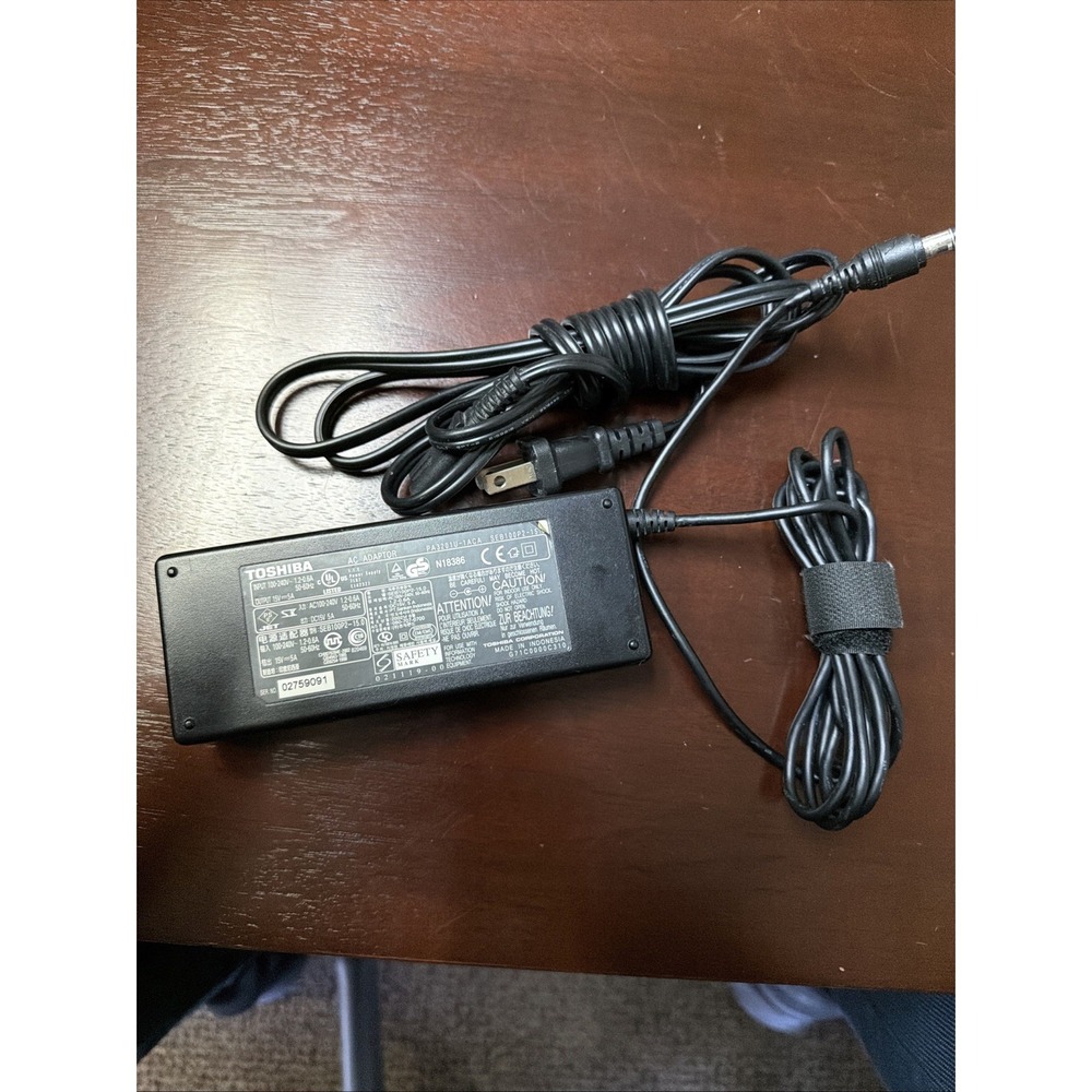 Toshiba AC Power Adapter PA3201U-1ACA 15V 5A Battery Supply Cord Charger Black